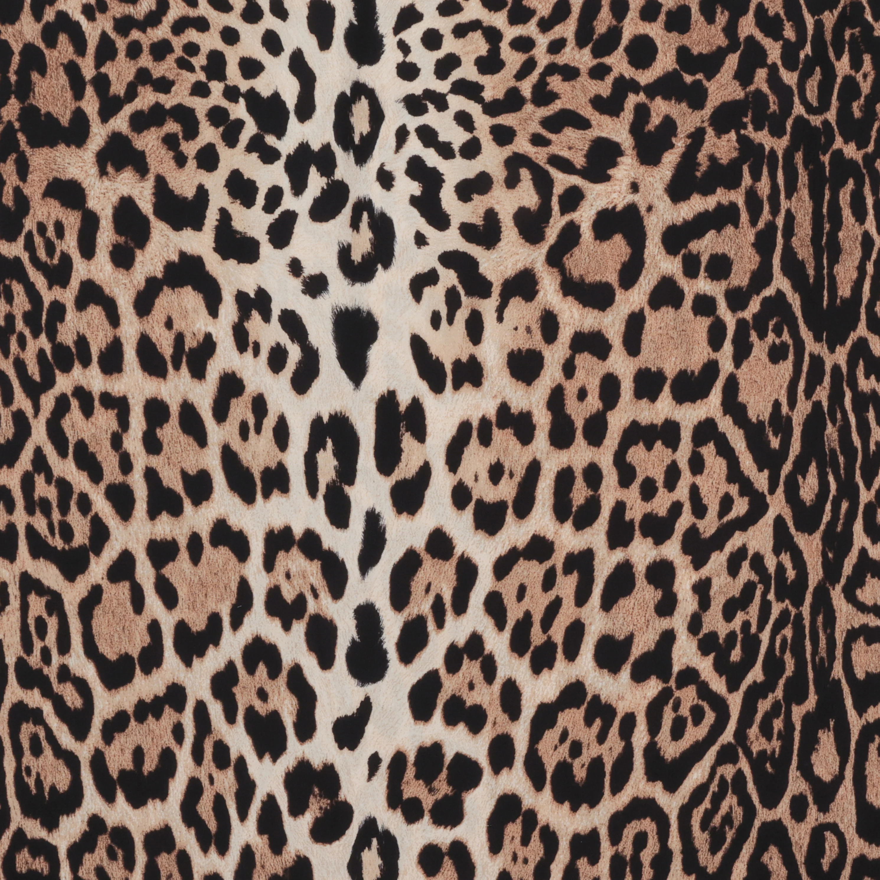 Viscose - Italian Crepe - Animal Print - Brown Black - Image 2