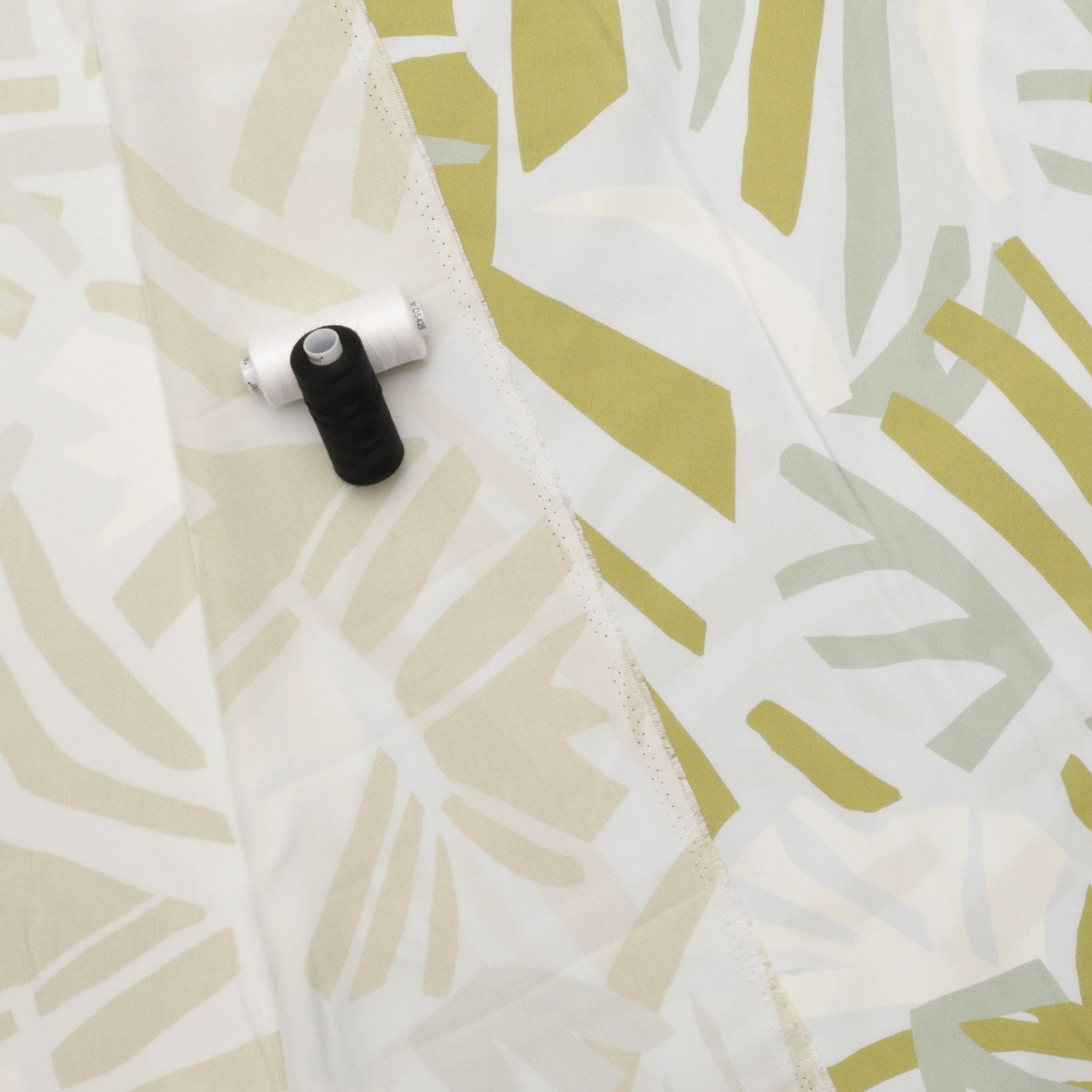 Viscose - Noelle - Digital Print - Sky Moss - Image 3