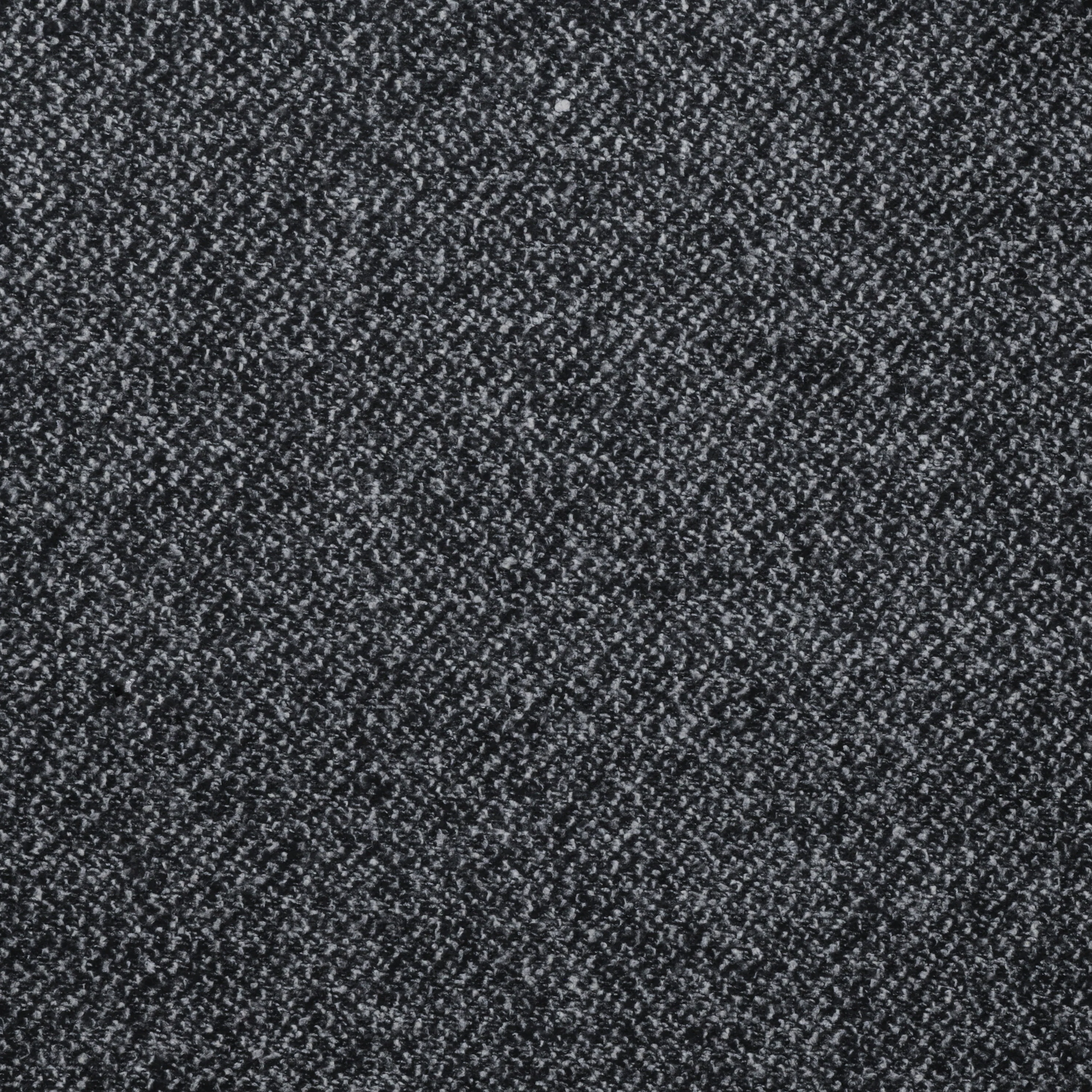 Wool Blend - Italian Novelty Coating - Black White - Image 4