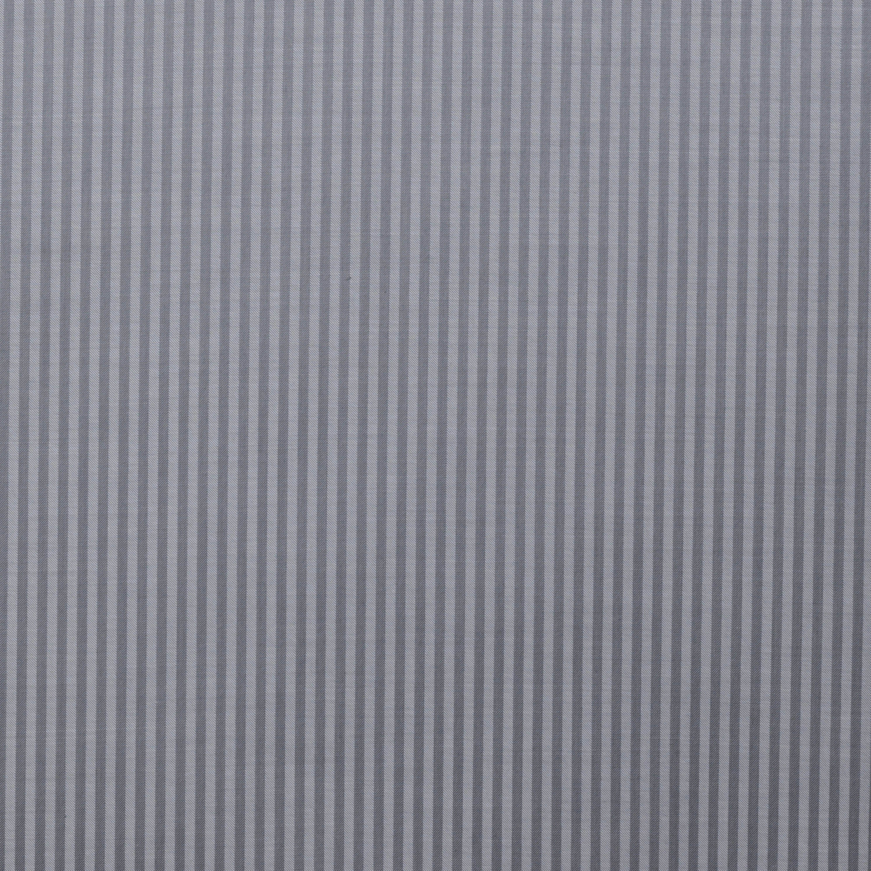 Wool Blend - Suiting - Superfine - Stripe - Grey - Image 2