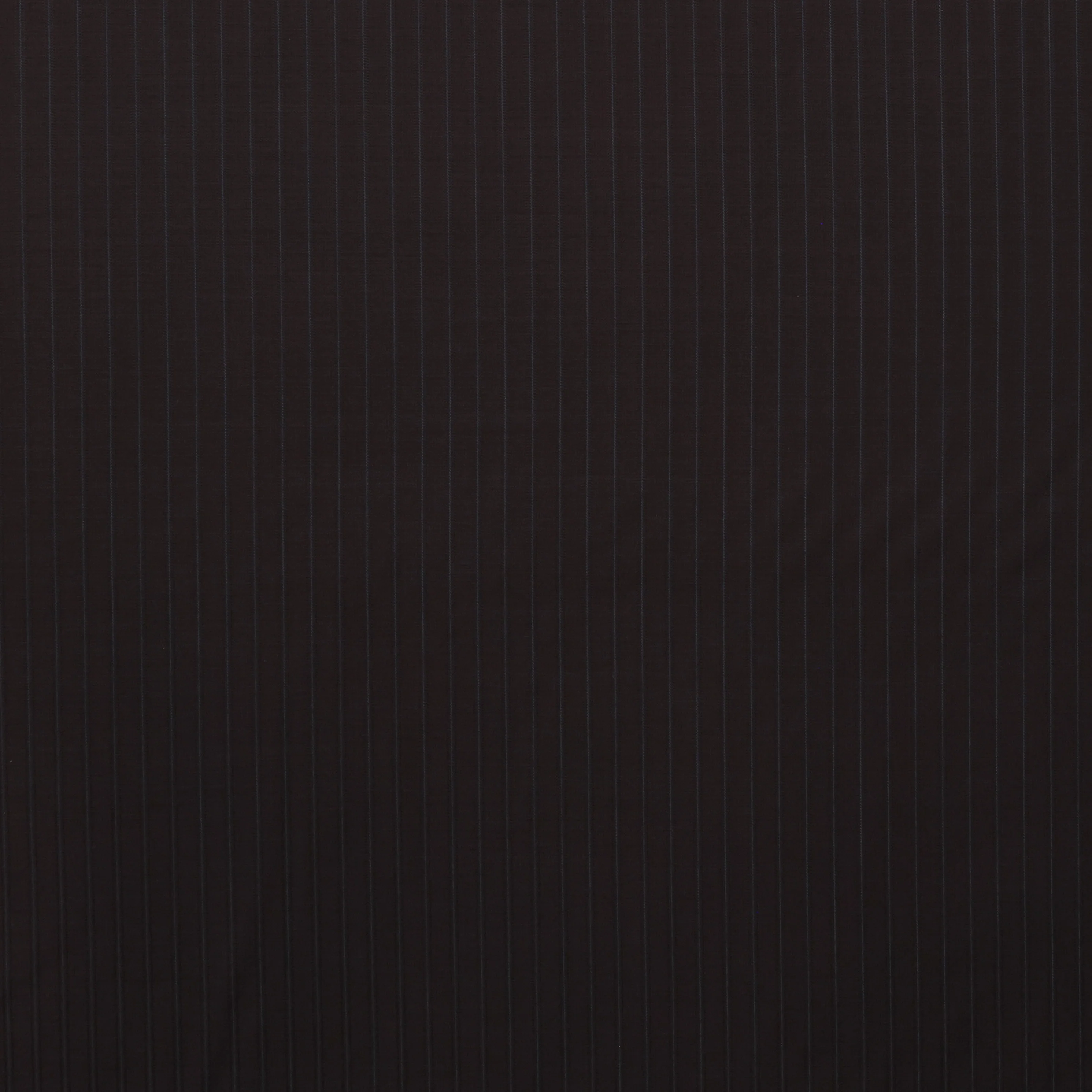 Wool Blend - Suiting - Stripe - Chocolate Blue - Image 2