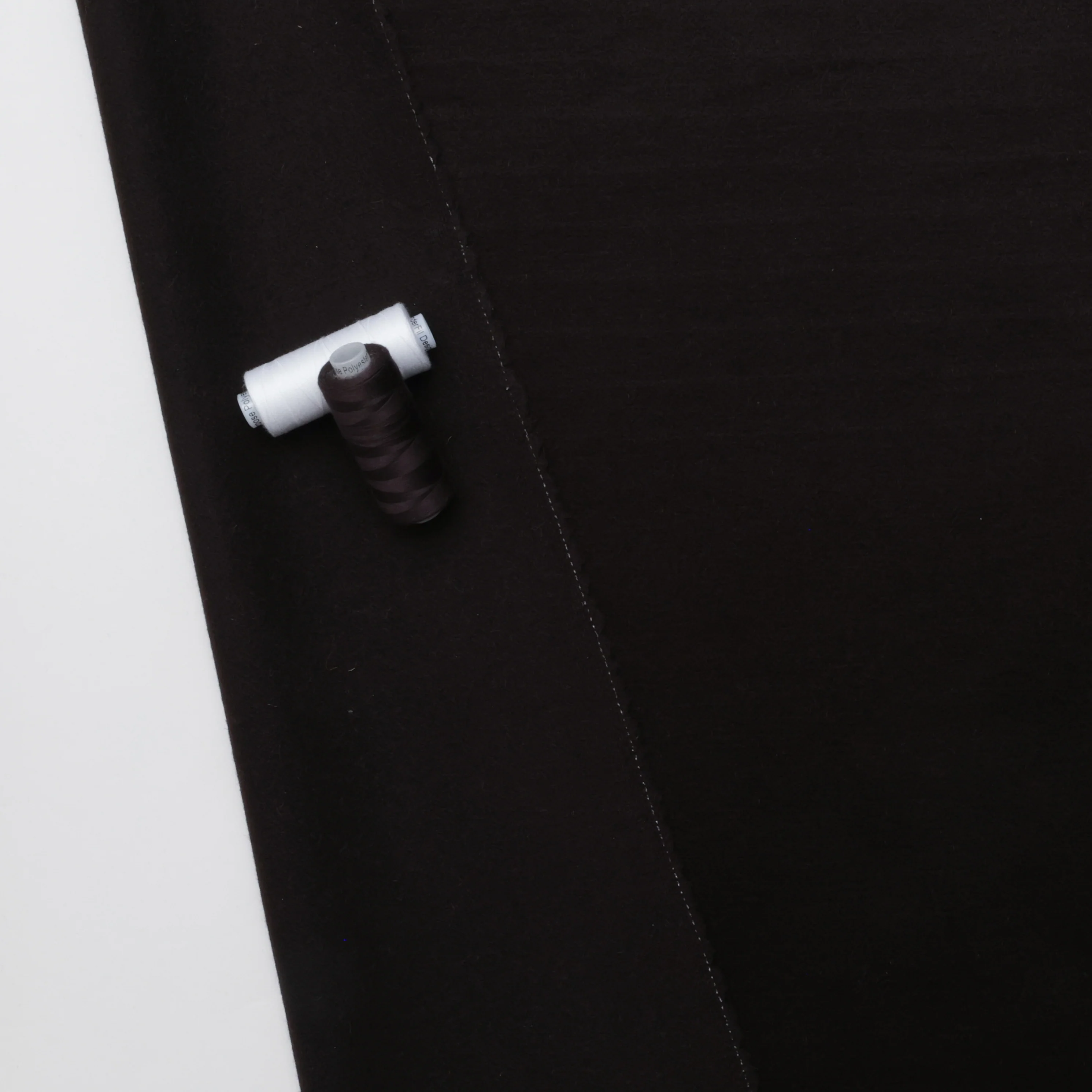Wool Cashmere - Coating - Brown Black - Image 3