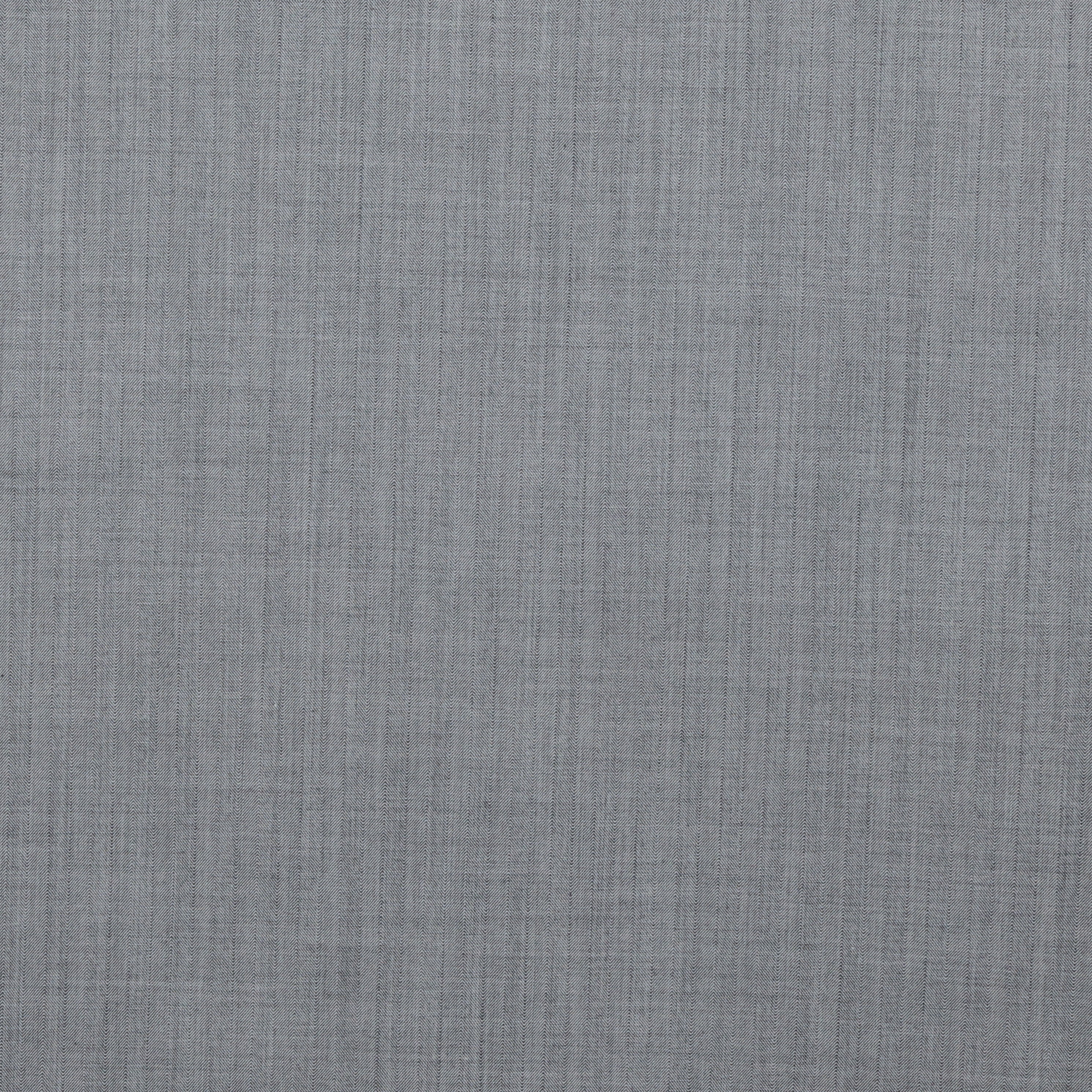 Wool Cashmere - Suiting - Herringbone - Grey - Image 2