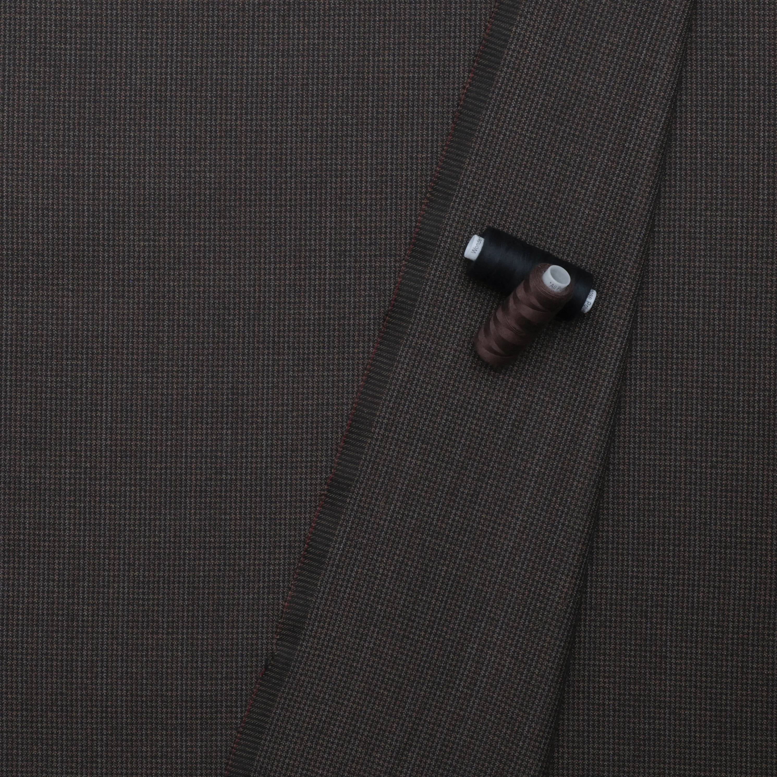 Wool Poly - Suiting - Twill - Black Chocolate - Image 3