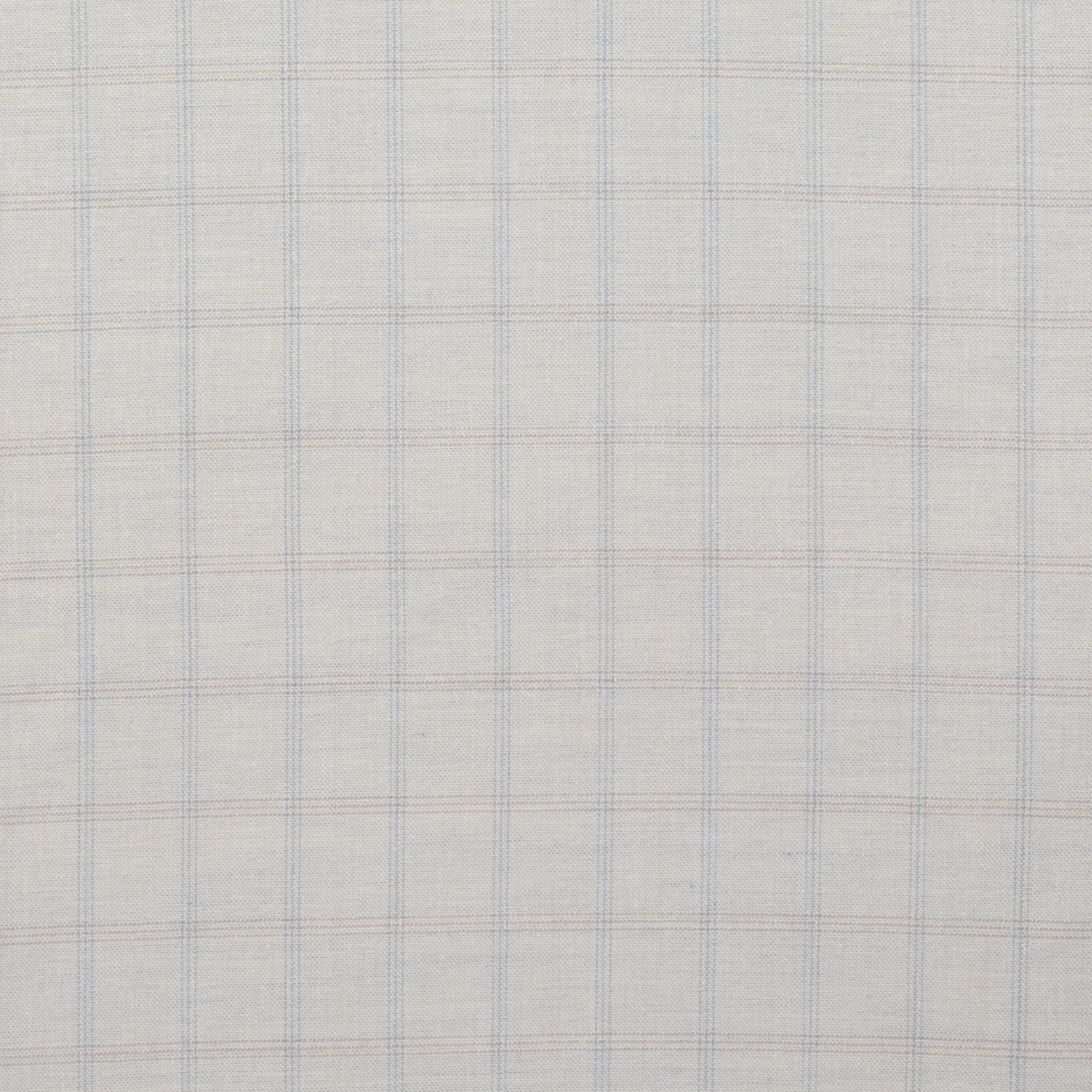 Wool Silk - Suiting - Plaid - Stone Pale Sky - Image 2