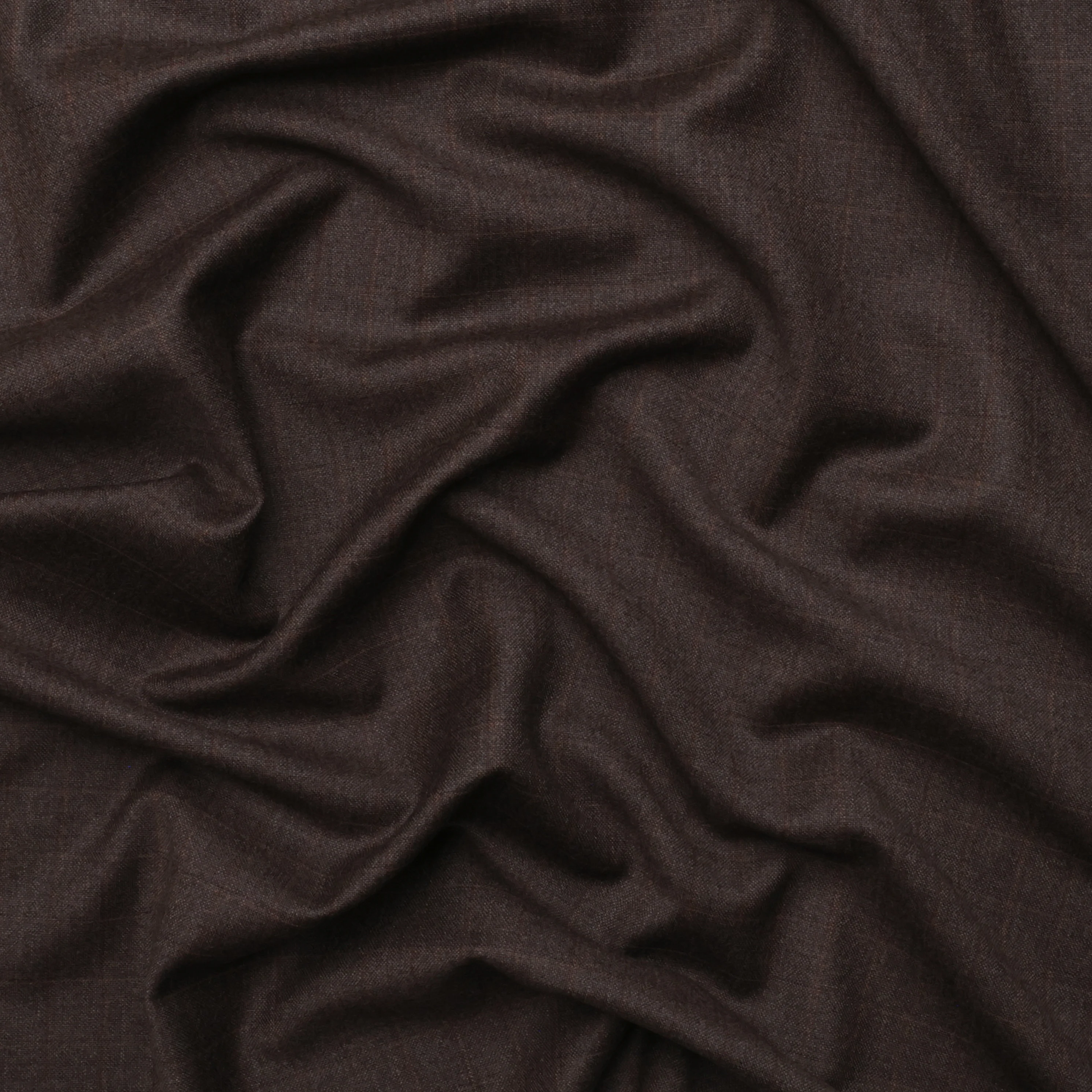 Wool - Suiting - Plaid - Chocolate