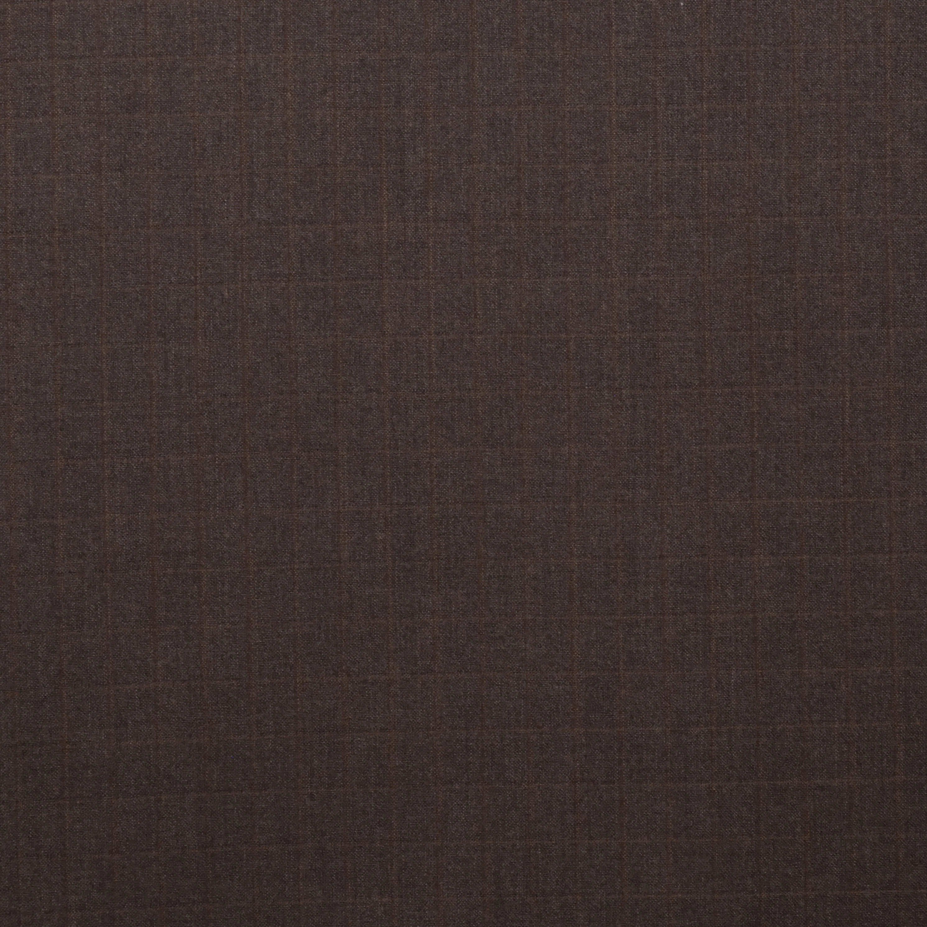 Wool - Suiting - Plaid - Chocolate - Image 2