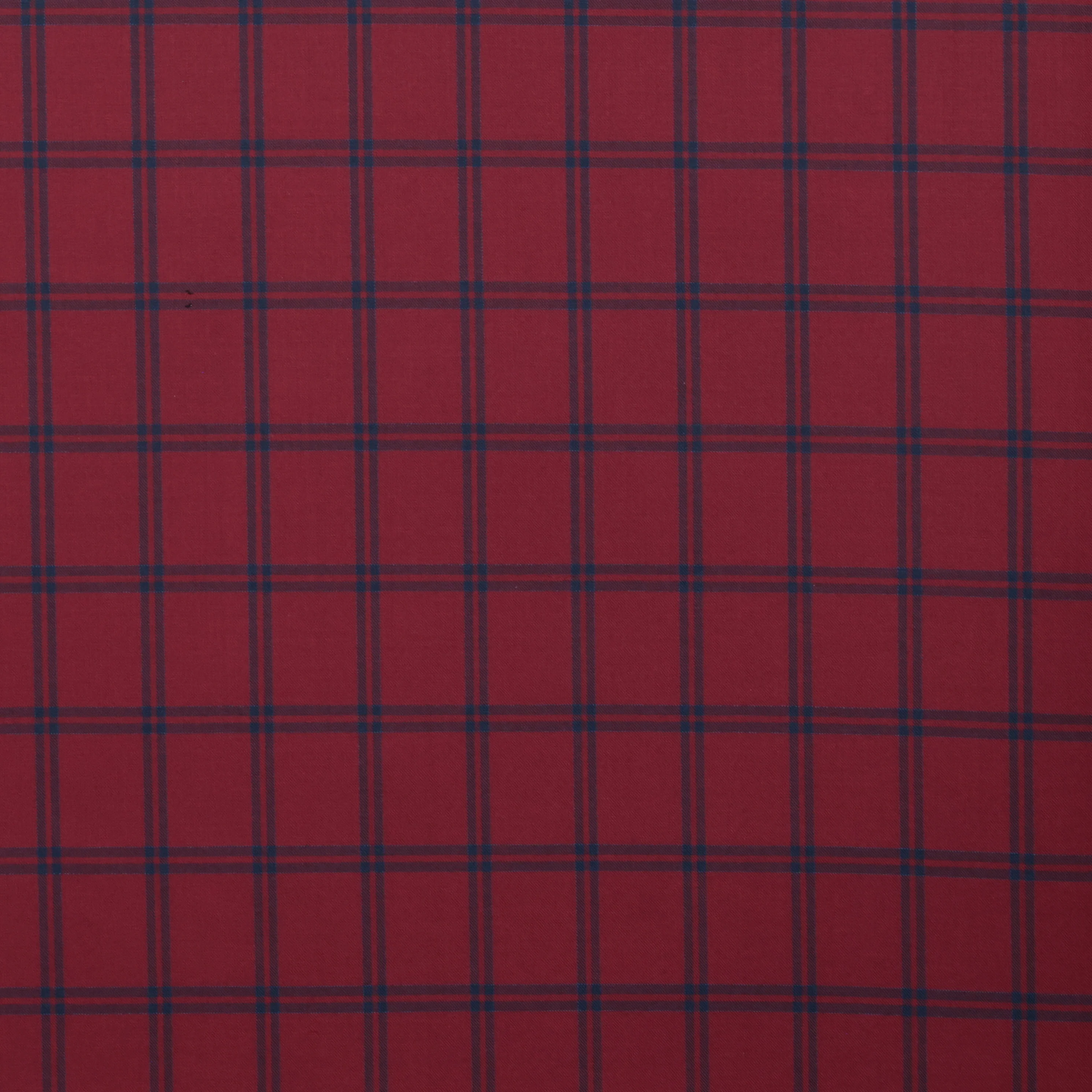 Wool - Suiting - Plaid - Crimson Navy - Image 2