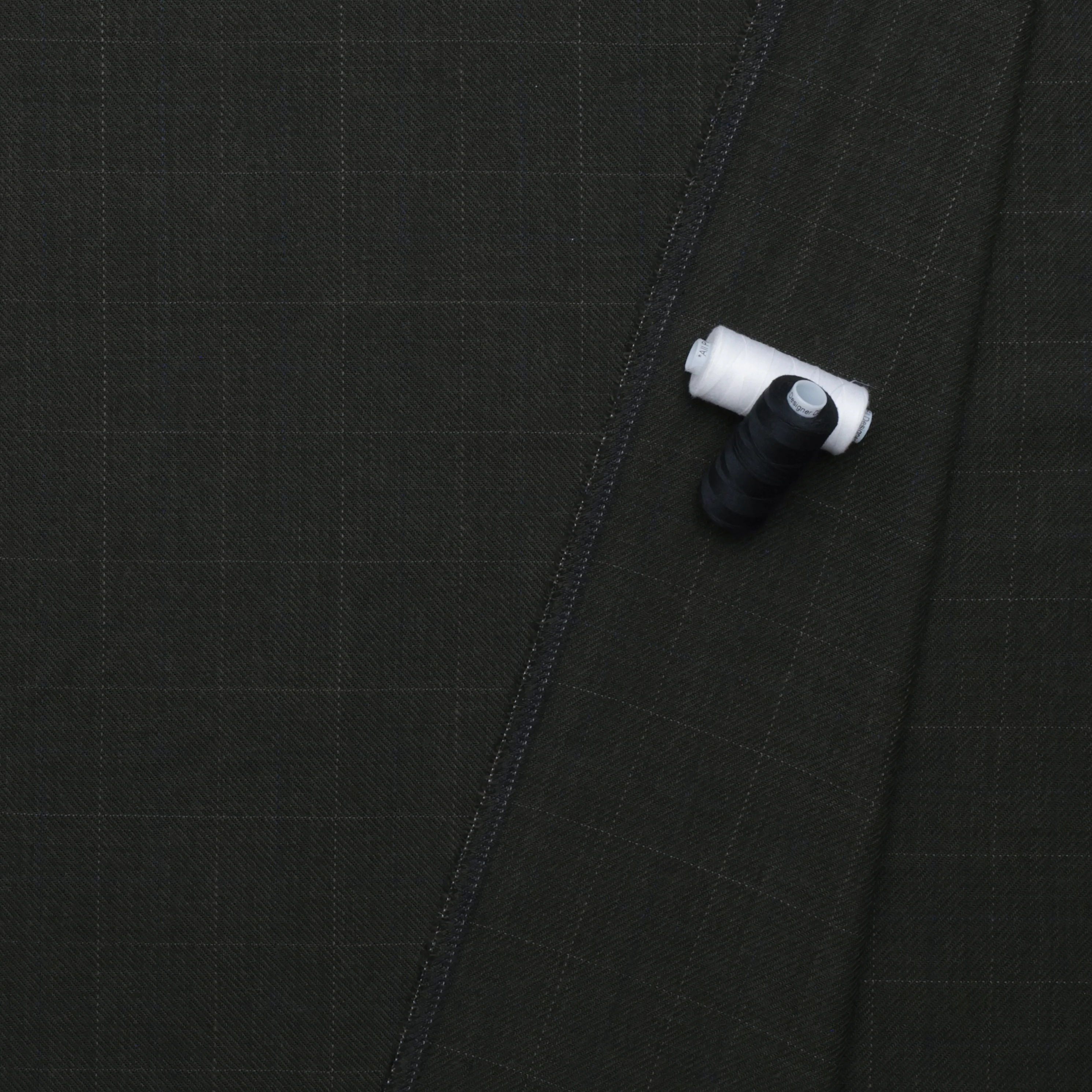 Wool - Suiting - Plaid - Olive - Image 3