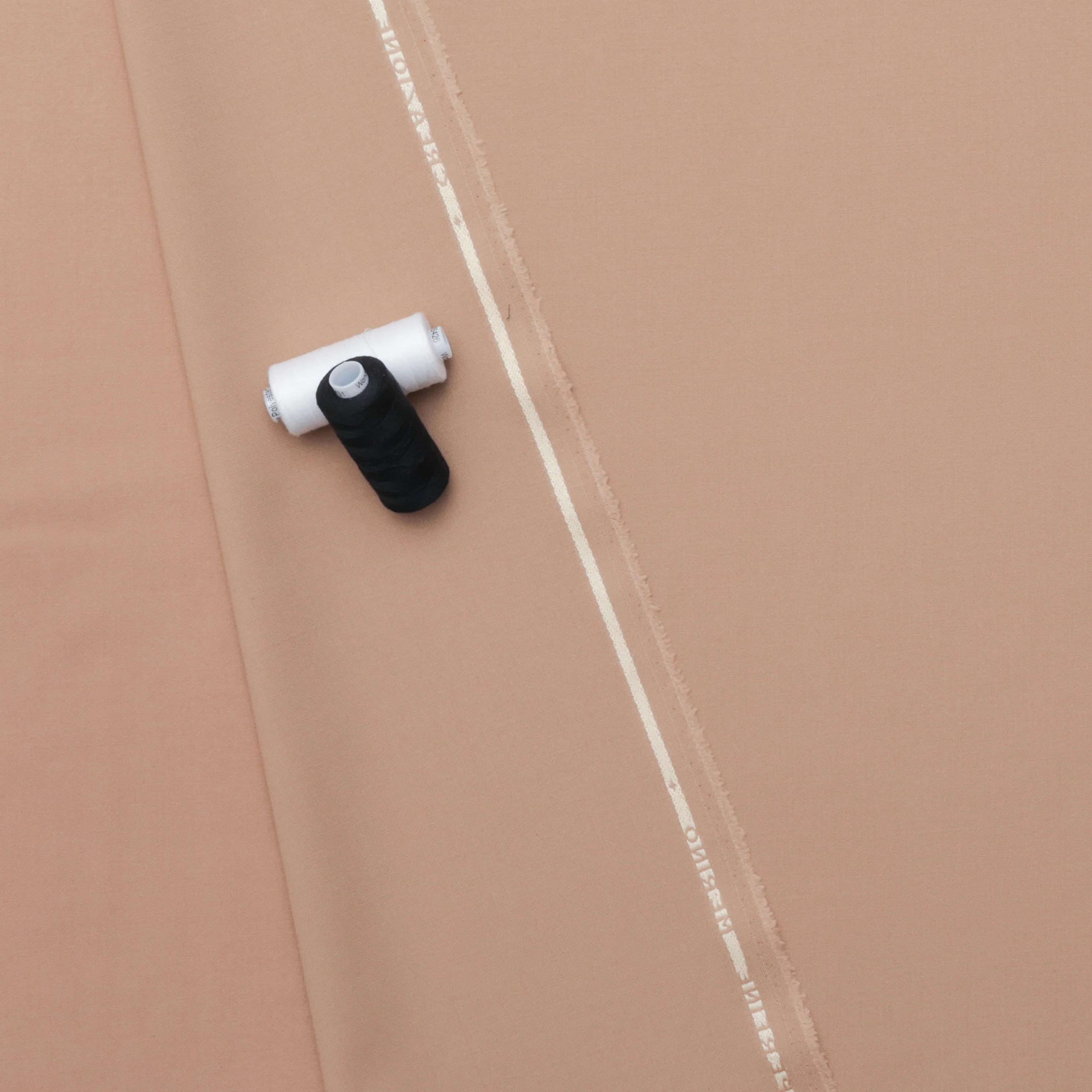 Wool - Suiting - Solid - Beige - Image 3