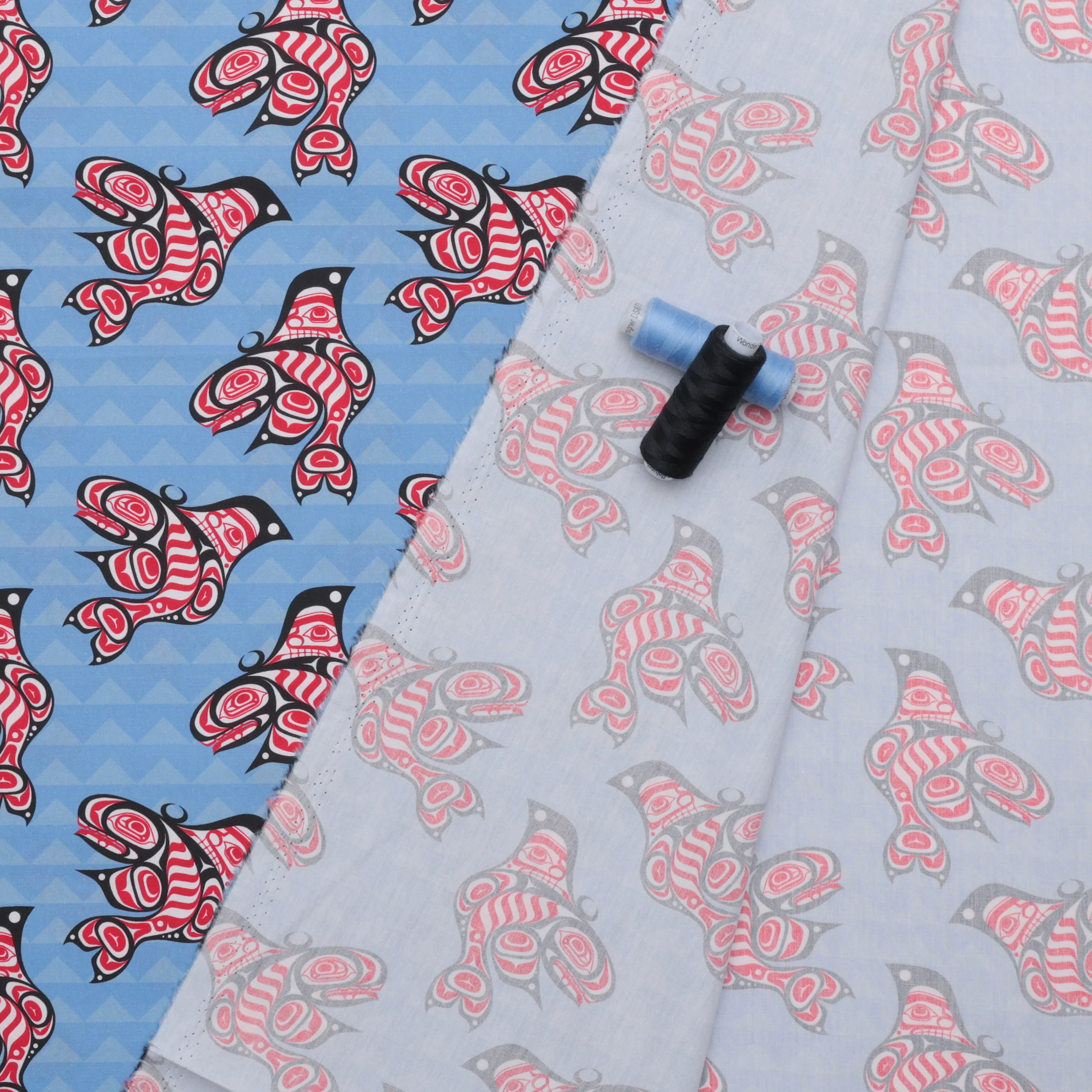 Yasakw Designs - Poplin - Traditional - Blue - Image 3